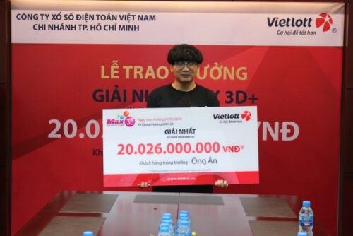 sinh viên 9x trúng 20 tỷ vietlott