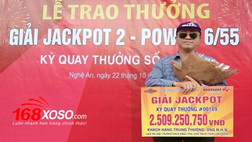 Trúng số Jackpot 2 ngày 16/10/2018