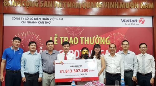 trúng 31 tỷ vietlott cần thơ