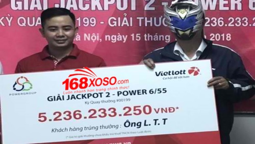 Trúng số Jackpot 2 ngày 08/11/2018